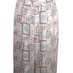 Guess Soliana Printed Wide Leg Jumpsuit Size Large Sweetheart Neck Peep Hole Photo 13