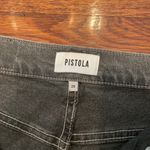 Pistola  size 28 gray wash ankle crop straight jean Photo 2