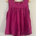 Sonoma Women's Sleeveless Blouse in Deep Berry Casual Summer Tank Top Purple XXL Photo 0