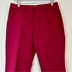 EXPRESS  Women’s Columnist Straight Pants Maroon Size 8 EUC Workwear Trendy Cute Photo 1