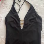 Morgan & Co Black Prom Dress Photo 2