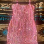 Sequin Dress Pink Size M Photo 1