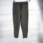 Gottex ‎ Women's Vegan Mid-Rise Drawstring Ankle Zip Jogger Pants Black Size XS Photo 2