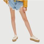 Pull & Bear  women fashion platform sneakers size 6.5 Photo 9