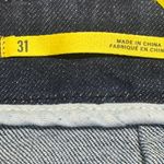 Maeve by Anthropologie Denim High Rise Petal Pusher Jeans Ruffle Detail Size 31 Photo 6