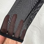 Weissman Costumes Adult Small Sequined Black Velvet Shorts Leotard Sheer Sleeve Photo 7