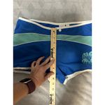 Victoria's Secret Victoria Secret Sulf Swim Boardshorts Size Small Blue Flower Photo 4