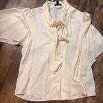 Topshop Cream Blouse Elegant Top Photo 1