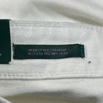 Wild Fable New  White Jeans Highest Waist Straight Size 10 Distressed Photo 5