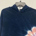 Wildfox  Tie Die Hoodie Dark Blue Size XS with Pocket EUC Photo 2