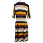 EMERY ROSE Multicolor Striped Pullover Sweater Dress Brown Size M Photo 3