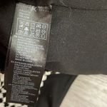 Forever 21 Black & White Checkered Cropped Zip Back Stretchy Lined Tank Top M Photo 8