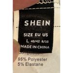 SheIn  Women's Light Pink Dress With Floral Print, Open Shoulder, Size Large Photo 5