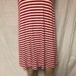 Time and Tru Red & White Striped Dress Size Small Photo 2