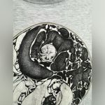 American Vintage Vintage 90s Yin-Yang Animal Graphic Tee Shirt Sz Womens Small in Grey Photo 3