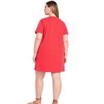 Old Navy  Vintage Crew Neck Mini Tee Shirt Dress Women’s Plus Size 4X Coral Photo 1