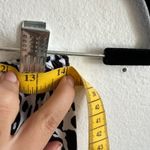 White Zebra Print Midi Skirt,‎ Y2K, Grunge, Boho, Festival, Small, Edgy Photo 3