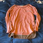 YA Los Angeles  Rust Long Sleeve Sweater with Button Accents Photo 0