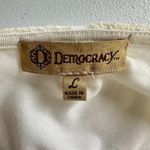 Democracy  Lace Batwing Sleeve Embroidered Bohemian Ivory Large Blouse Top Blouse Photo 5
