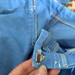 Gianni Bini Solid Blue Belted High Waisted Shorts Photo 5