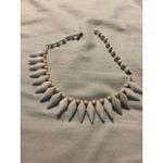 Lot of 4 Necklaces Rhinestone Shell Beads & Crystal Pendant White Photo 9