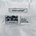 Richard Malcolm Irish Linen Shirt Size Small White Photo 5