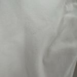 Paige Colette Crop Flare Jeans Ivory Golden Sand Distressed Raw Hem Size 26 Photo 7