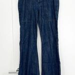 J Brand Size 27 Blue Dark Wash Low Rise Flare Trouser Style Jeans with Pockets Photo 0