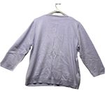 Alfred Dunner 3/4 Sleeve Cardigan Beaded Purple Sz Large Cottage Core Granny Photo 3