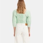 Levi's NWT Levi’s Vintage Floral The Statement Milkmaid Blouse size small Photo 1