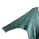 Jolie Teal Fuzzy V Neck Long Sleeve Oversized Sweater Top Women's Size M Green Size M Photo 1