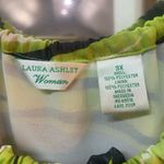 Laura Ashley  Sheer Multicolor Blouse 3X Photo 1