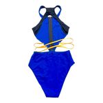 ICON SWIM– Contrast Cutout Zipper Front One Photo 4