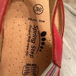 Spring Step  hand made Red Leather comfort Mary Jane’s  Shoes size EU 36 5.5 -6 Photo 5