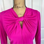 Farm Rio Sz M  Pink Knotted Long Sleeve Bodysuit NWOT $121 MSRP Photo 8