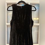 Gap Vintage Y2K Chocolate Brown Crushed Velvet Maxi Dress Gown Size 10 Medium M Photo 4