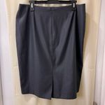 Anne Klein  Black Pencil Skirt Office Wear Business‎ Knee Length Lined -SZ 12 Photo 1
