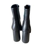 Steve Madden Cami Leather Square Toe Ankle Booties Women's 9.5 Leather Going Out Photo 2