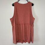 Torrid Pink Flowy Button Up Stretchy Baby Doll Tank Top Photo 2
