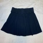 Forever 21 F21 Black Ribbed Cotton Skater Skirt Small VGUC Photo 3