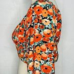 SheIn  Frenchy Allover Floral Print Off Shoulder Crop Blouse Long-Sleeve Sz M Photo 6