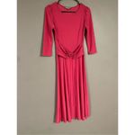 Kate & Mallory  Pink Long Sleeve Corset Waist Long Dress Size Small Photo 1
