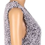 COS Sleeveless Reverse Knit Top Bouclé knit grey tank top sweater Size XS EUC Photo 4