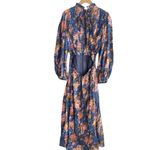 SEA NEW YORK Sea Ines Floral Smocked Midi Dress Navy Photo 3