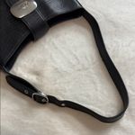 Coach Eliza Black Lizard-Embossed Leather Shoulder Bag (Style CR107) Authentic Photo 5