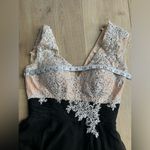 Mac Duggal  Black & White Flash Dress‎ Size 8 Photo 7