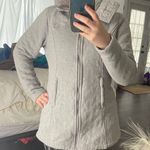 The North Face  Grey Quilted Faux Fur jacket Photo 5