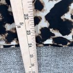 Merona Vtg Y2K Babydoll Blouse Small Empire Waist Leopard Stretchy Fabric Photo 10