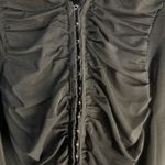 Princess Polly Black Long Sleeve front closure  Top Photo 1