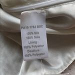 Parker  Justina Silk Silver Rhinestone Beaded Halter Tank Top Photo 15